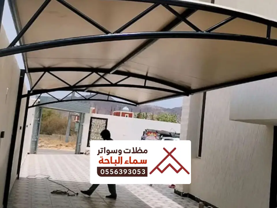 تركيب مظلات كابولي بيده